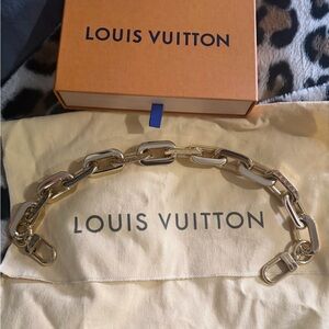 Louis Vuitton Coussin PM Purse Strap Chain Authentic
